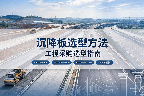 沙河口沉降板选择方法
