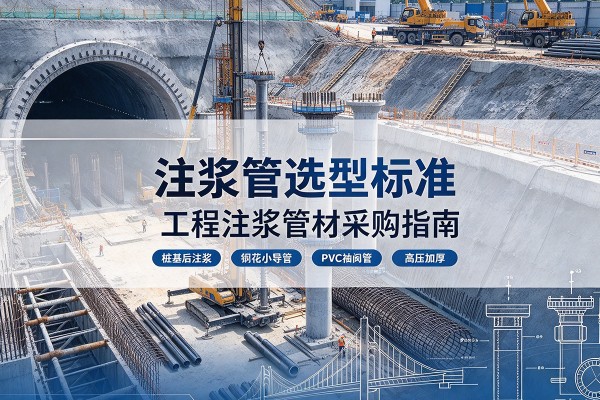 沙河口注浆管选型标准